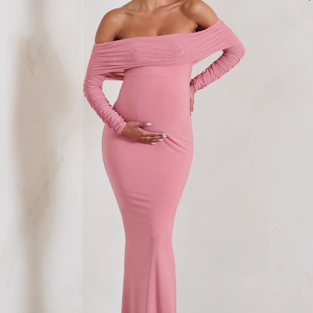 Club London pink maternity dress